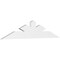Ekena Millwork Saratoga Architectural Grade PVC Gable Bracket, 72"W x 15"H x 2"D x 6"F, 5/12 Pitch GBP072X15X0206SAR00 - alternate 1
